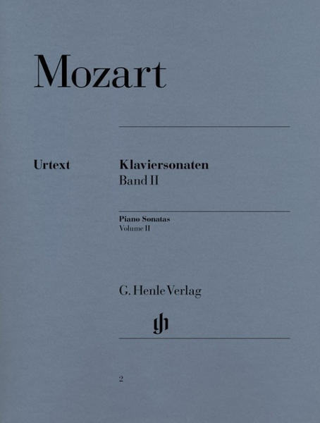 Henle Verlag Wolfgang Amadeus Mozart Klaviersonaten, Band II