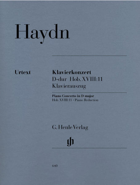Henle Verlag Joseph Haydn Klavierkonzert (Cembalo) D-dur Hob. XVIII:11