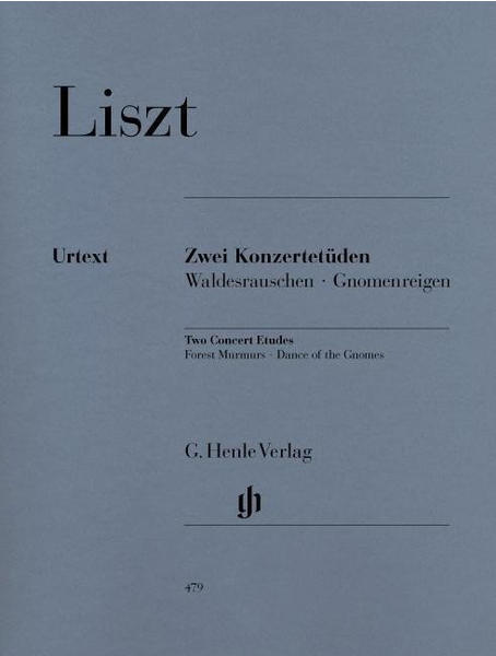 Henle Verlag Franz Liszt Zwei Konzertetüden