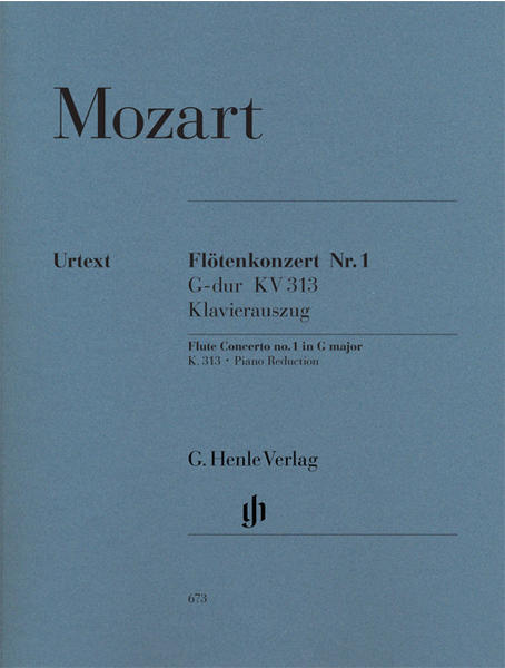 Henle Verlag Wolfgang Amadeus Mozart Flötenkonzert Nr. 1 G-dur KV 313