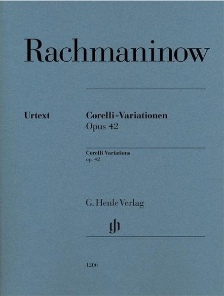 Henle Verlag Sergej Rachmaninow Corelli-Variationen op. 42