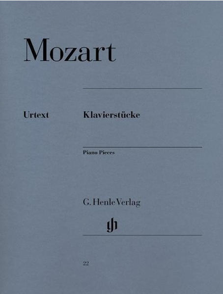 Henle Verlag Wolfgang Amadeus Mozart Klavierstücke