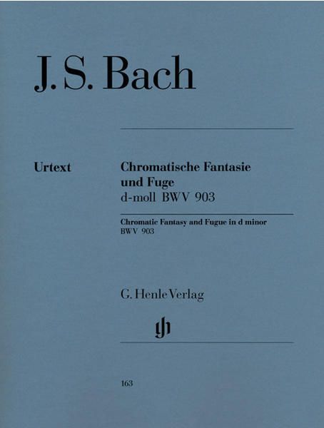 Henle Verlag Johann Sebastian Bach Chromatische Fantasie und Fuge d-moll BWV 903 und 903a