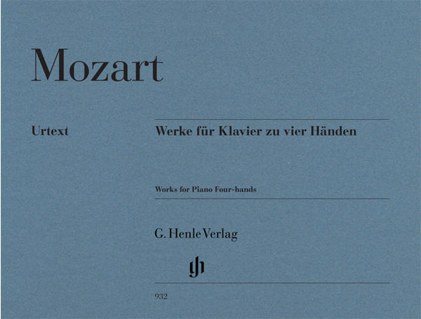 Henle Verlag Wolfgang Amadeus Mozart Werke für Klavier zu vier Händen