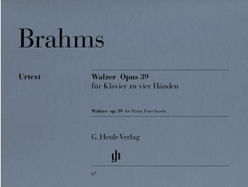 Henle Verlag Johannes Brahms Walzer op. 39