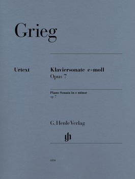 Henle Verlag Edvard Grieg Klaviersonate e-moll op. 7