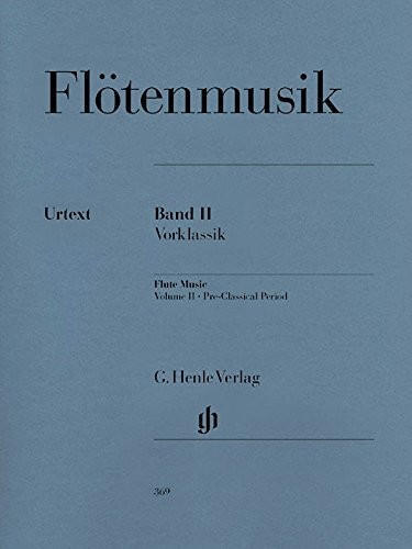 Henle Verlag Flötenmusik II Vorklassik