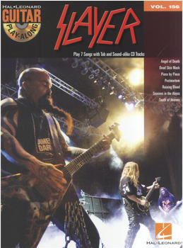 Hal Leonard Slayer Guitar Play-Along Volume 156
