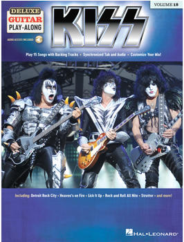 Hal Leonard Kiss Deluxe Guitar Play-Along Volume 18