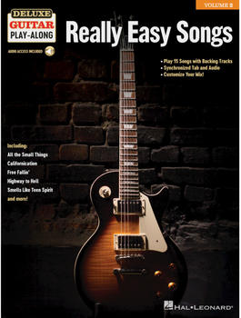 Hal Leonard Really Easy Songs Deluxe Guitar Play-Along Volume 2