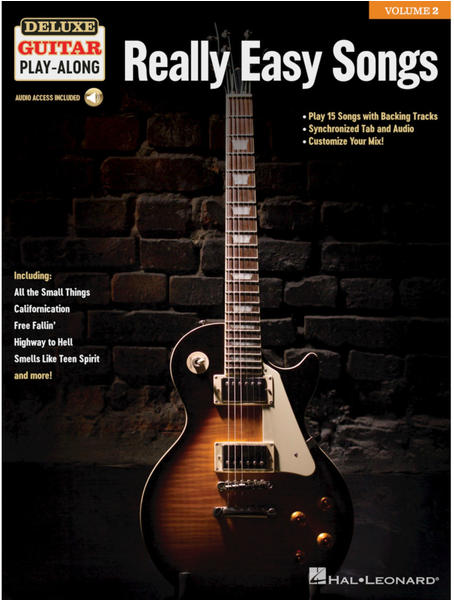 Hal Leonard Really Easy Songs Deluxe Guitar Play-Along Volume 2