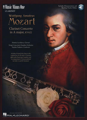 Hal Leonard Mozart Clarinet Concerto KV622