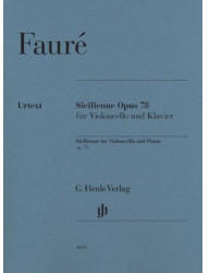 Henle Verlag Gabriel Fauré Sicilienne op. 78