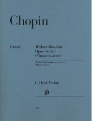 Henle Verlag Frédéric Chopin Walzer Des-dur op. 64 Nr. 1 (Minutenwalzer)