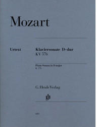 Henle Verlag Wolfgang Amadeus Mozart Klaviersonate D-dur KV 576