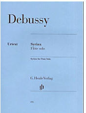 Henle Verlag Claude Debussy Syrinx - La flûte de Pan für Flöte solo