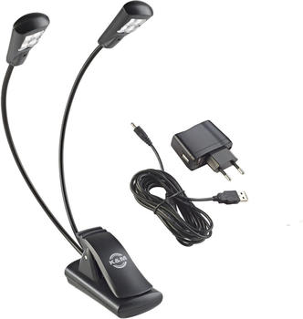 K & M König Meyer Notenpultleuchte Double4 LED Flexlight