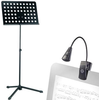 König & Meyer Orchester Notenpult mit Flexlight Leuchte