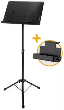 Pronomic OS-01C Orchesterpult geschlossen Set inkl. Ablagebox