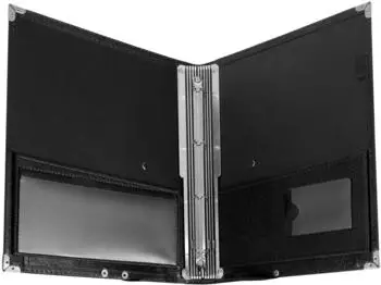 Classic Cantabile Notenmappe Deluxe Schwarz Neu