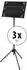 Classic Cantabile OSS-01 Orchesterpult steckbar 3x Set