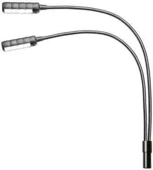 Adam Hall Stands SLED 2 ULTRA USB LED-Schwanenhalsleuchte + USB-Anschluss