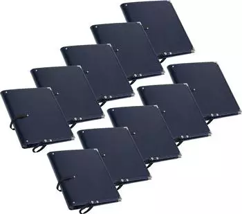 Classic Cantabile Notenmappe Deluxe Blau 10er Set