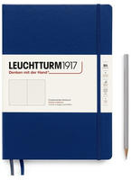 Leuchtturm1917 Notizbuch Composition, 366178, Karton Hardcover, Marine, 109 Blatt /