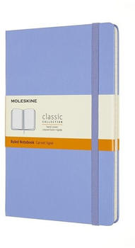 Moleskine Large A5 liniert Hardcover 120 Blatt hortensienblau
