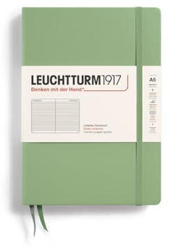 Leuchtturm1917 1917 Notizbuch Medium Hardcover A5 Salbei liniert