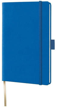 Lediberg Notizbuch Tucson ca. DIN A6 kariert blau Hardcover 192 Seiten St.