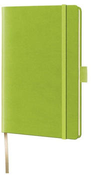 Lediberg Notizbuch Tucson ca. DIN A6 kariert lemongreen Hardcover 192 Seiten St.