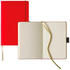 Lediberg Notizbuch Tucson ca. DIN A5 kariert hellrot Hardcover 240 Seiten St.
