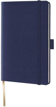 Lediberg Notizbuch Tucson ca. DIN A6 kariert mittelblau Hardcover 192 Seiten St.