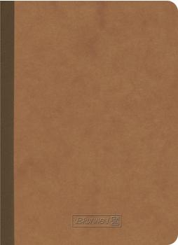 Brunnen Notizbuch FACT!plus DIN A6 kariert hellbraun Softcover 192 Seiten St.