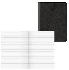 Brunnen Notizbuch FACT!plus DIN A6 liniert schwarz Softcover 192 Seiten St.