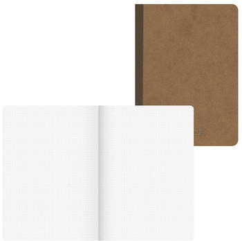 Brunnen Notizbuch FACT!plus DIN A6 punktraster hellbraun Softcover 192 Seiten St.