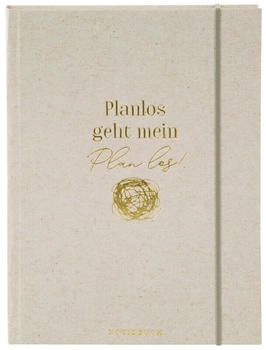 Goldbuch Notizbuch Wortreich A5 Planlos beige punktkariert
