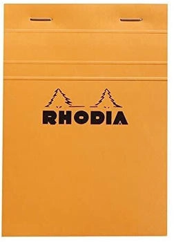 Rhodia Notizblock Nr. 13 A6 10,5x14,8cm 80 Blatt 80g kariert orange (13200C)