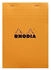 Rhodia Notizblock Nr. 16 A5 14,8x21cm 80 Blatt 80g kariert orange (16200C)