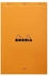 Rhodia Notizblock Nr. 19 A4+ 21x31,8cm 80 Blatt 80g blanko orange (19000C)