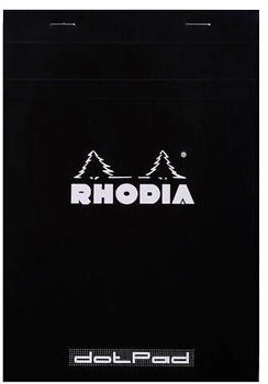 Rhodia Schreibblock DotPad Nr. 16 A5 80 Blatt dot-Lineatur schwarz (16559C)