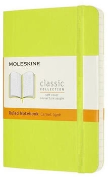 Moleskine Pocket A6 liniert Softcover limettengr&uuml;n