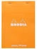 Rhodia Notizblock DotPad Nr. 16 A5 14,8x21cm 80 Blatt 80g Dot Grid orange (16558C)