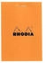 Rhodia Notizblock Nr. 11 A7 7,4x10,5cm 80 Blatt 80g kariert orange (11200C)