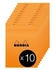 Rhodia Notizblock Nr. 16 A5 14,8x21cm 80 Blatt 80g liniert mit Rand orange (16600C)