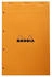 Rhodia Notizblock Nr. 20 A4+ kariert 80 Blatt gelocht orange (20200C)