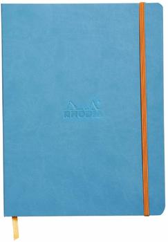 Rhodia Notizbuch Flex 19x25cm liniert 90g/qm 80 Blatt t&uuml;rkis (117507C)
