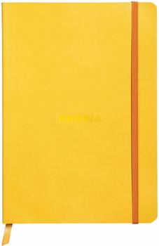 Rhodia Notizbuch Flex A5 liniert 90g/qm 80 Blatt Gelb (117416C)