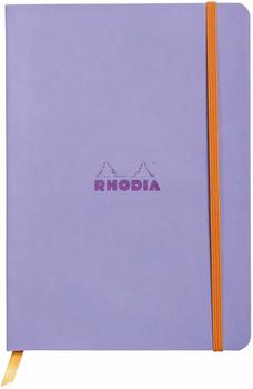 Rhodia Notizbuch Flex A5 liniert 90g/qm 80 Blatt iris (117409C)